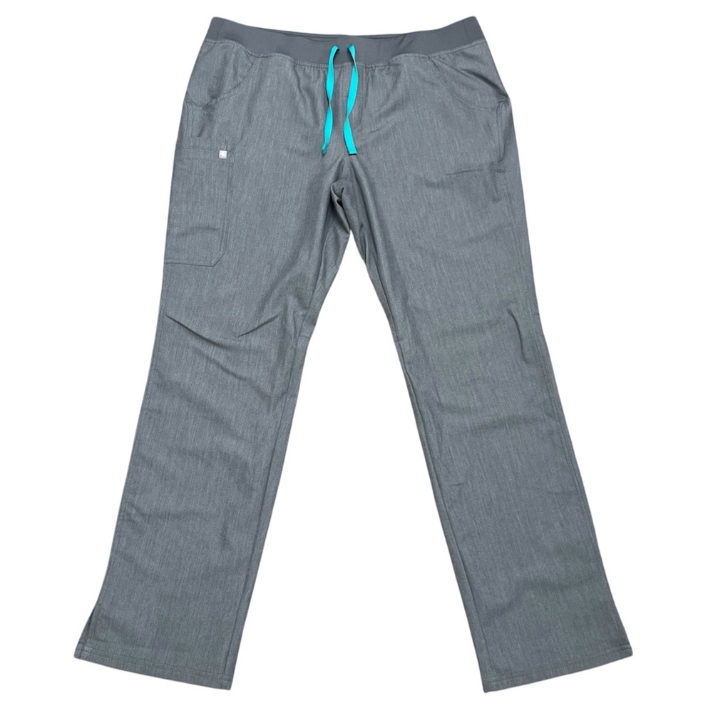 Figs Kade Scrub Pant Gray Women’s Size XL/T Tall T21004T Technical Collection
